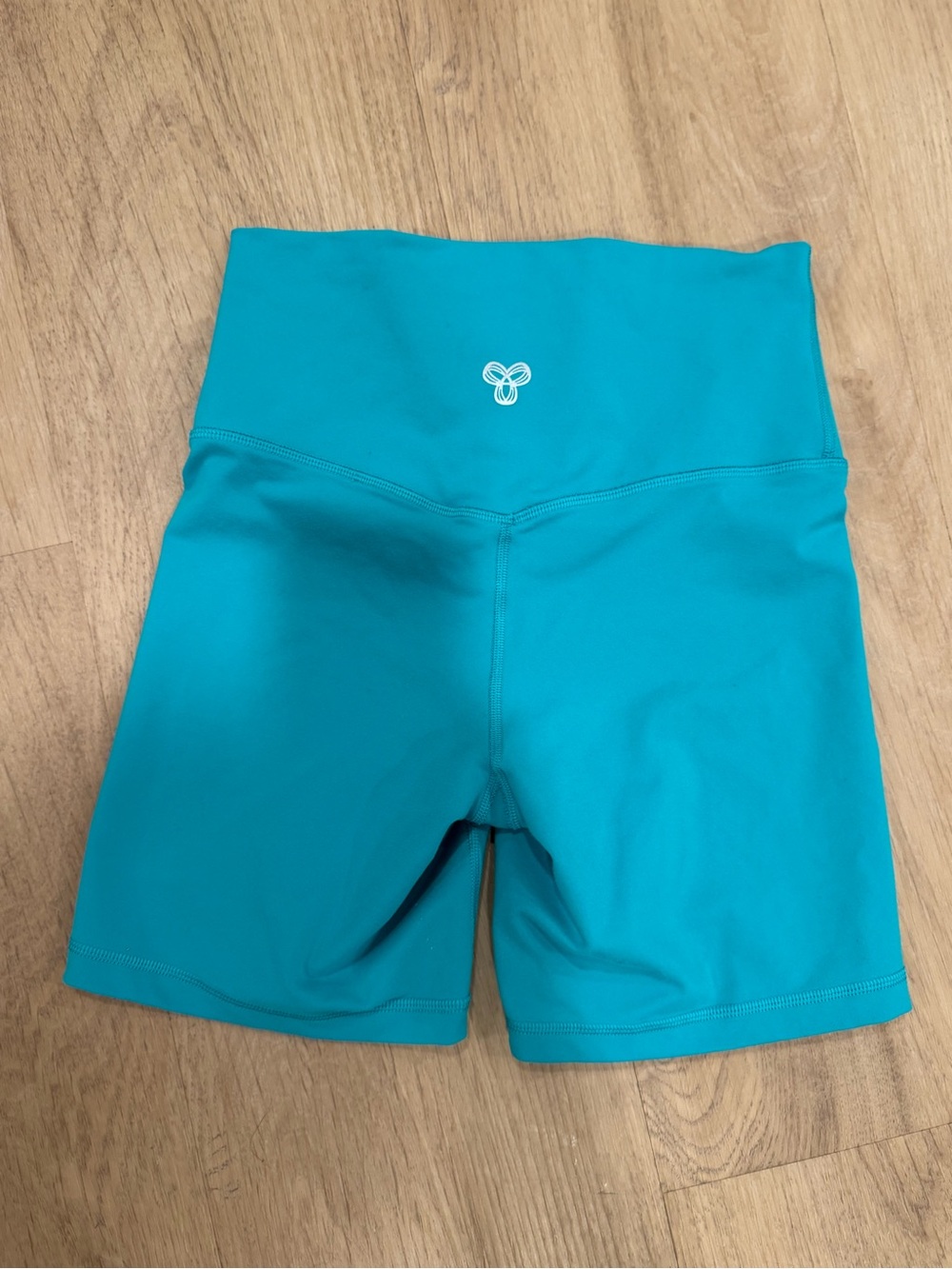 Aritzia TnAction TnaBUTTER High-Rise Biker Shorts – Size M – Turquoise